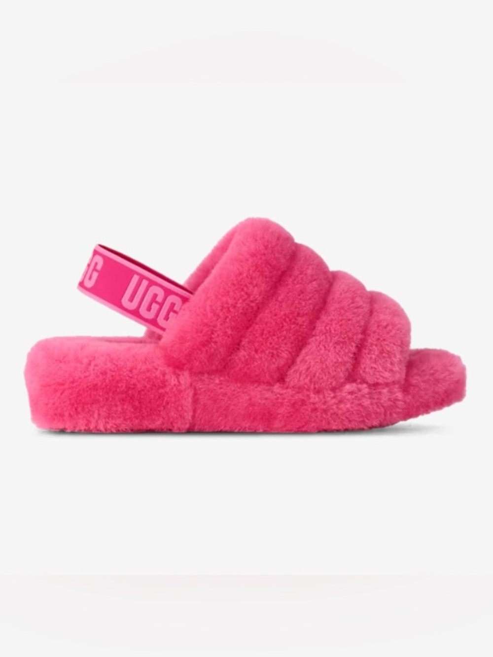 UGG Fluff Yeah Slides in hot pink women’s size 9